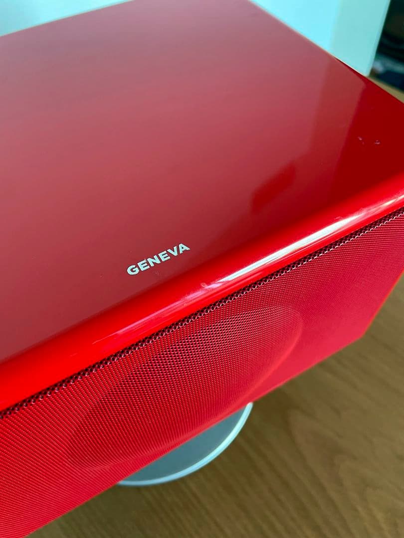 GENEVA スピーカー 赤 Model S 割と美品