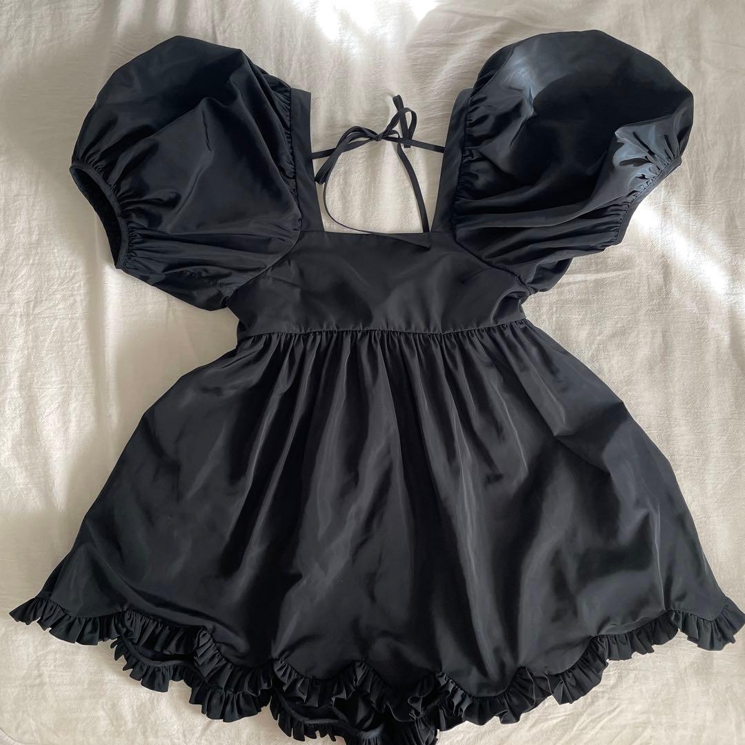 cecilie bahnsen ドレス　黒　トップス