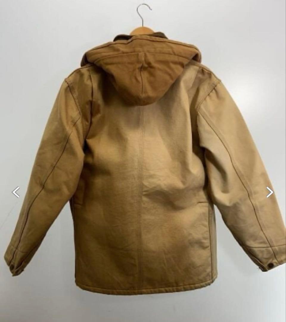 Carhartt ジャケット/M/コットン/CML/無地/日焼け跡有/フード付き