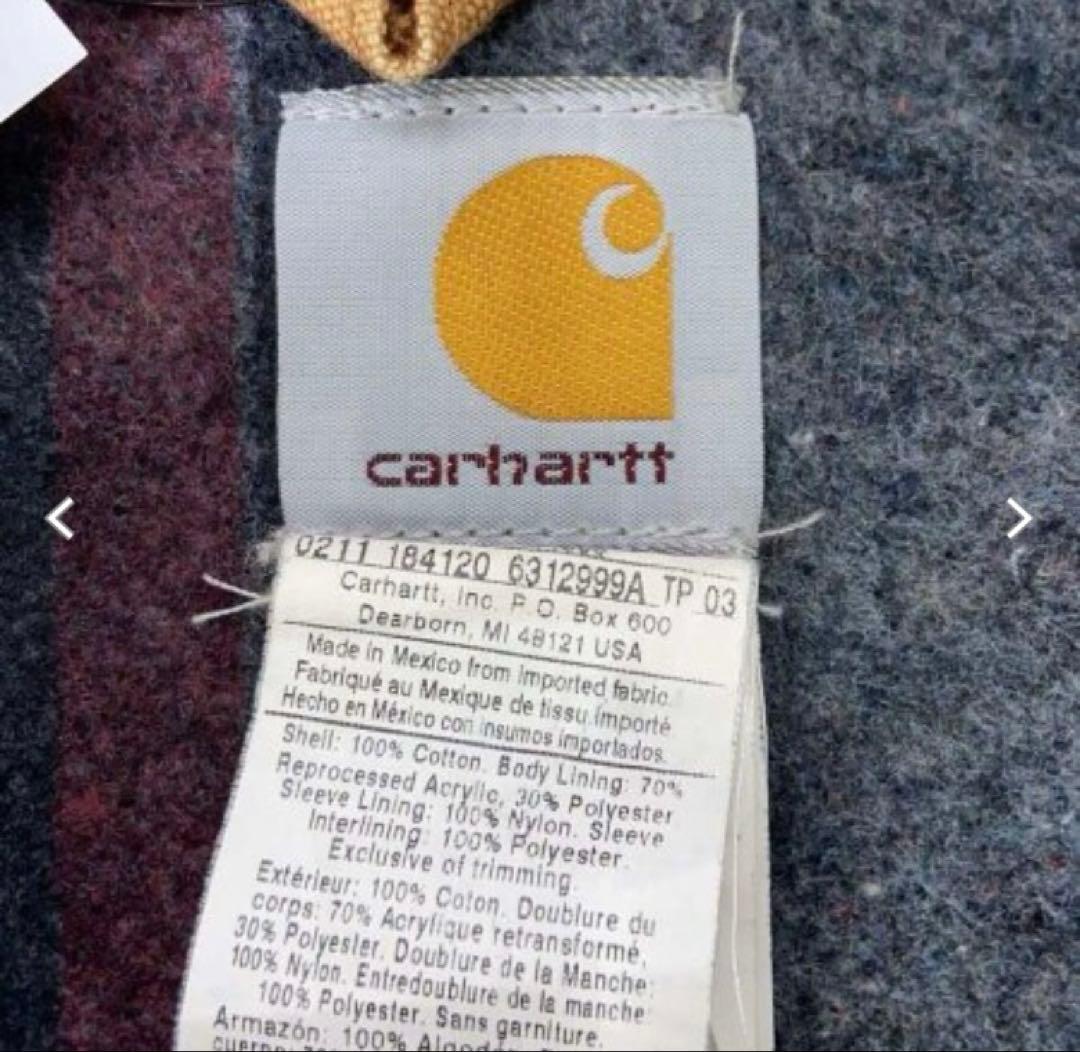 Carhartt ジャケット/M/コットン/CML/無地/日焼け跡有/フード付き