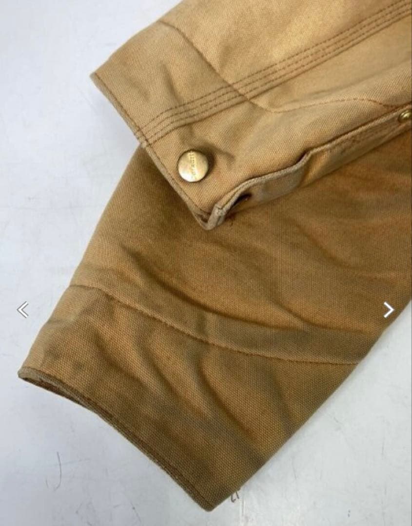 Carhartt ジャケット/M/コットン/CML/無地/日焼け跡有/フード付き