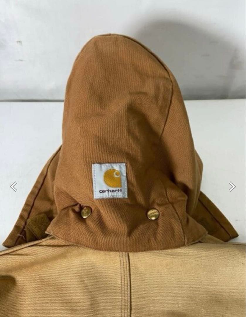 Carhartt ジャケット/M/コットン/CML/無地/日焼け跡有/フード付き