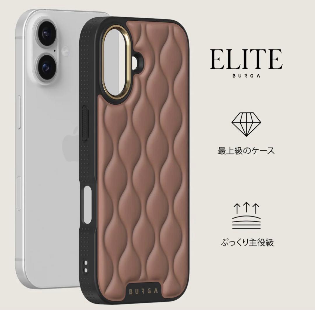 新品　未使用✨BURGA iPhone 17 ケースDemure ゴールド