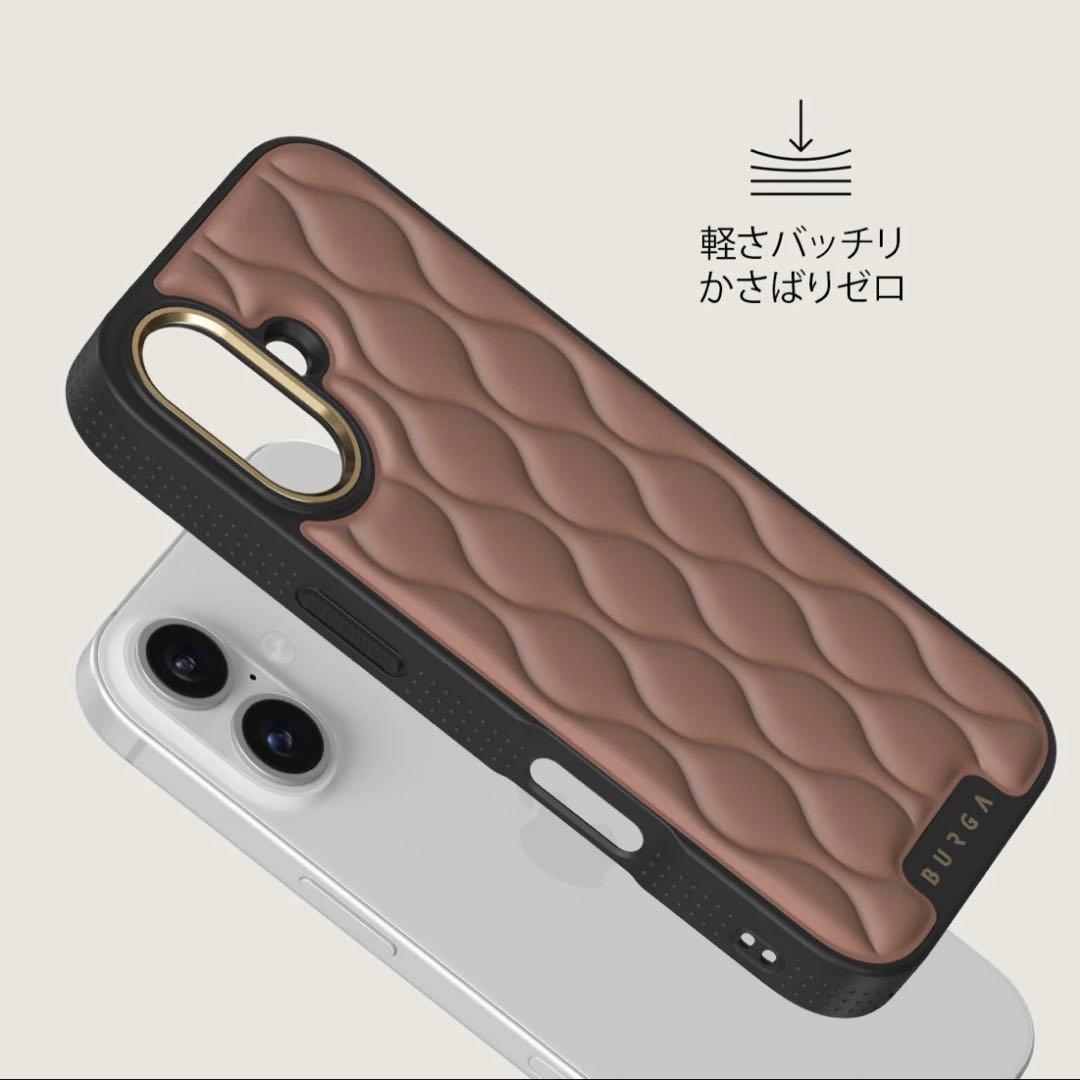 新品　未使用✨BURGA iPhone 17 ケースDemure ゴールド