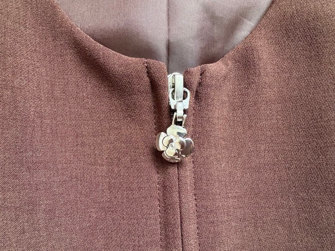 エムズグレイシー ジャンパースカート　茶