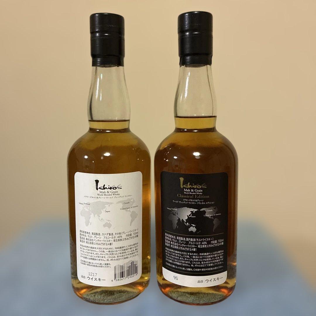 イチローズ モルト&グレーン2種 700ml ウイスキー