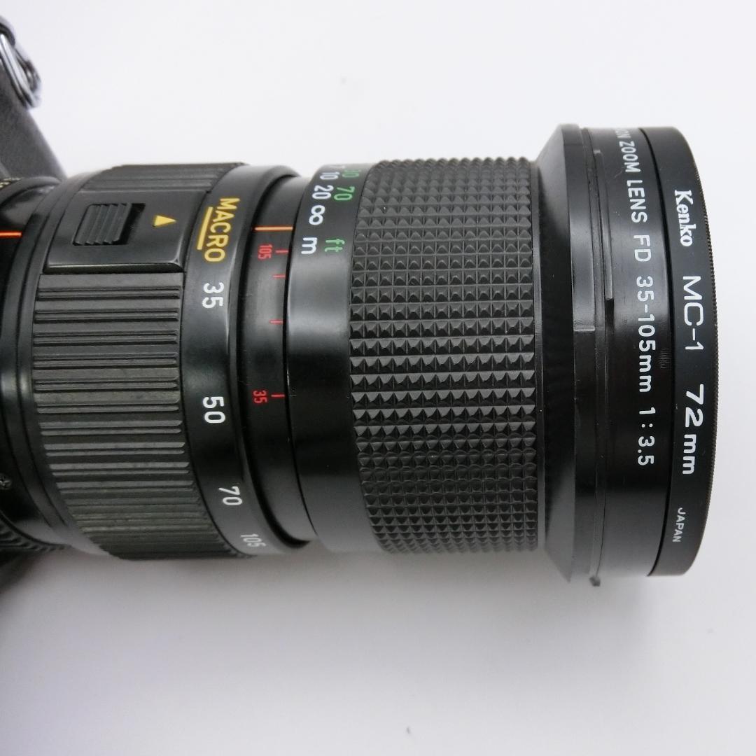 B　CANON　F-1　一眼レフカメラ　レンズ35mm-105mm f3.5