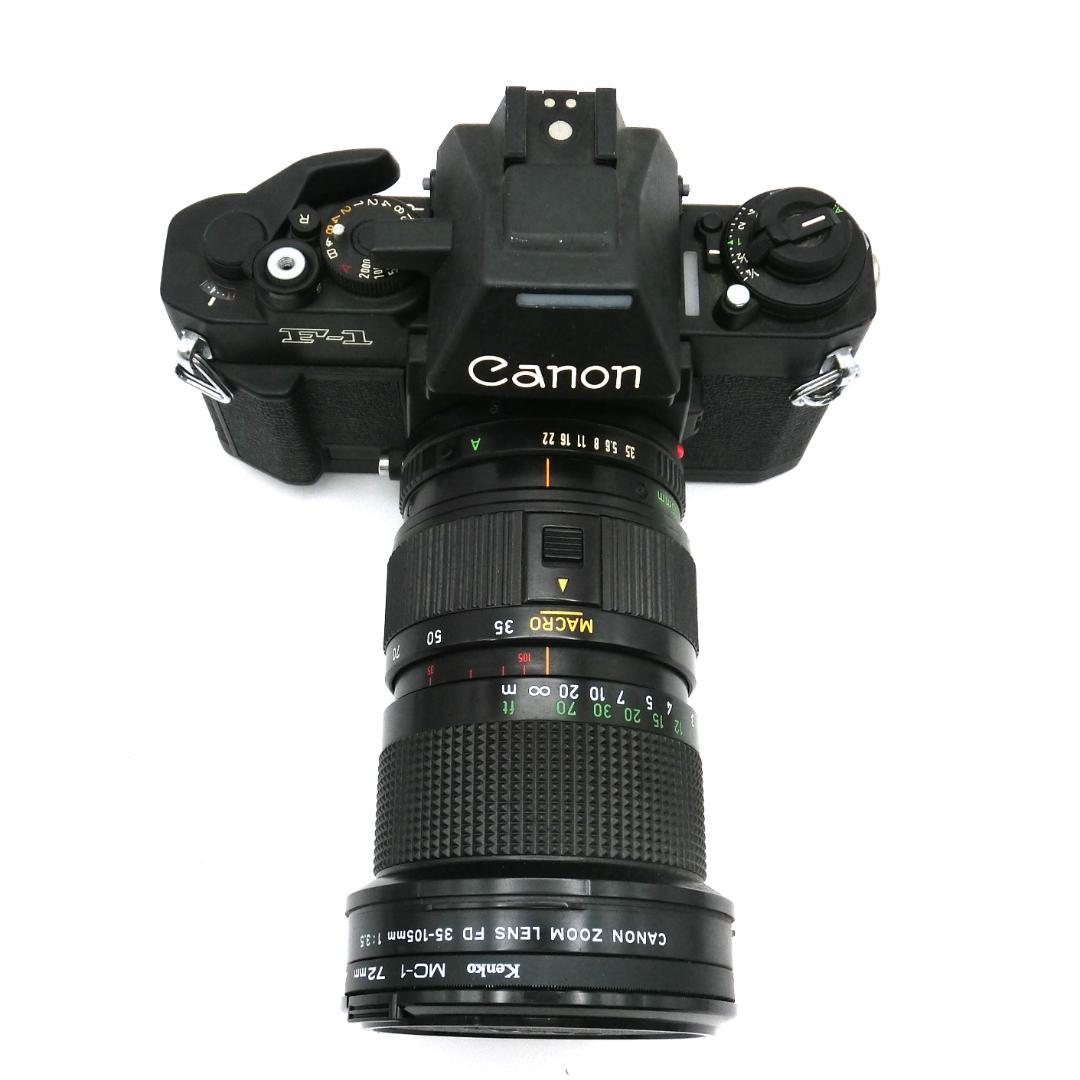 B　CANON　F-1　一眼レフカメラ　レンズ35mm-105mm f3.5