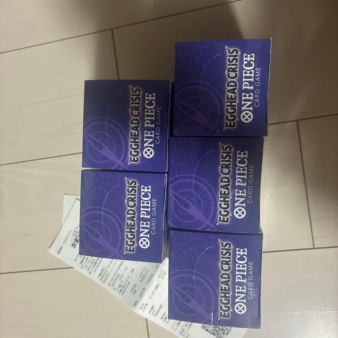 EGGHEAD CRISIS ONE PIECE カードゲーム 5個セット