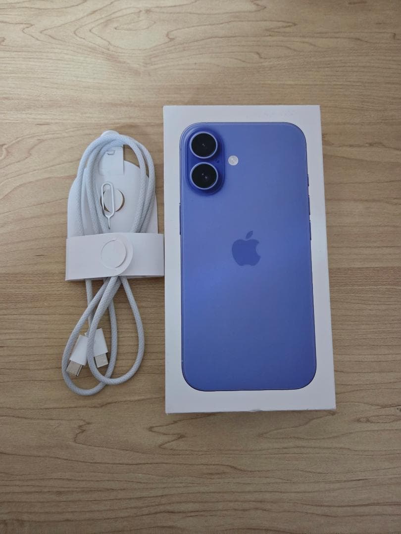 【綺麗め】iPhone16 128GB ウルトラマリン