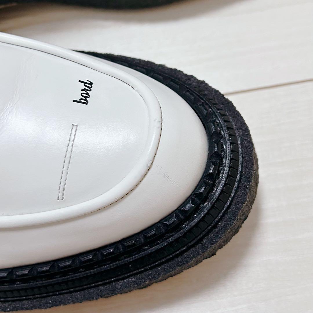 【希少】ADIEV PARIS アデュー ローファー メッセージ ホワイト 43