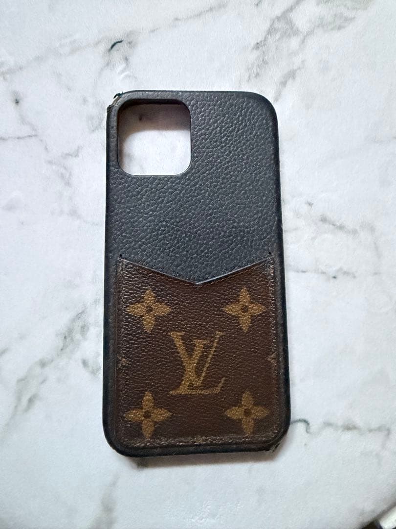 Louis Vuitton iPhone12pro用ケース レザー