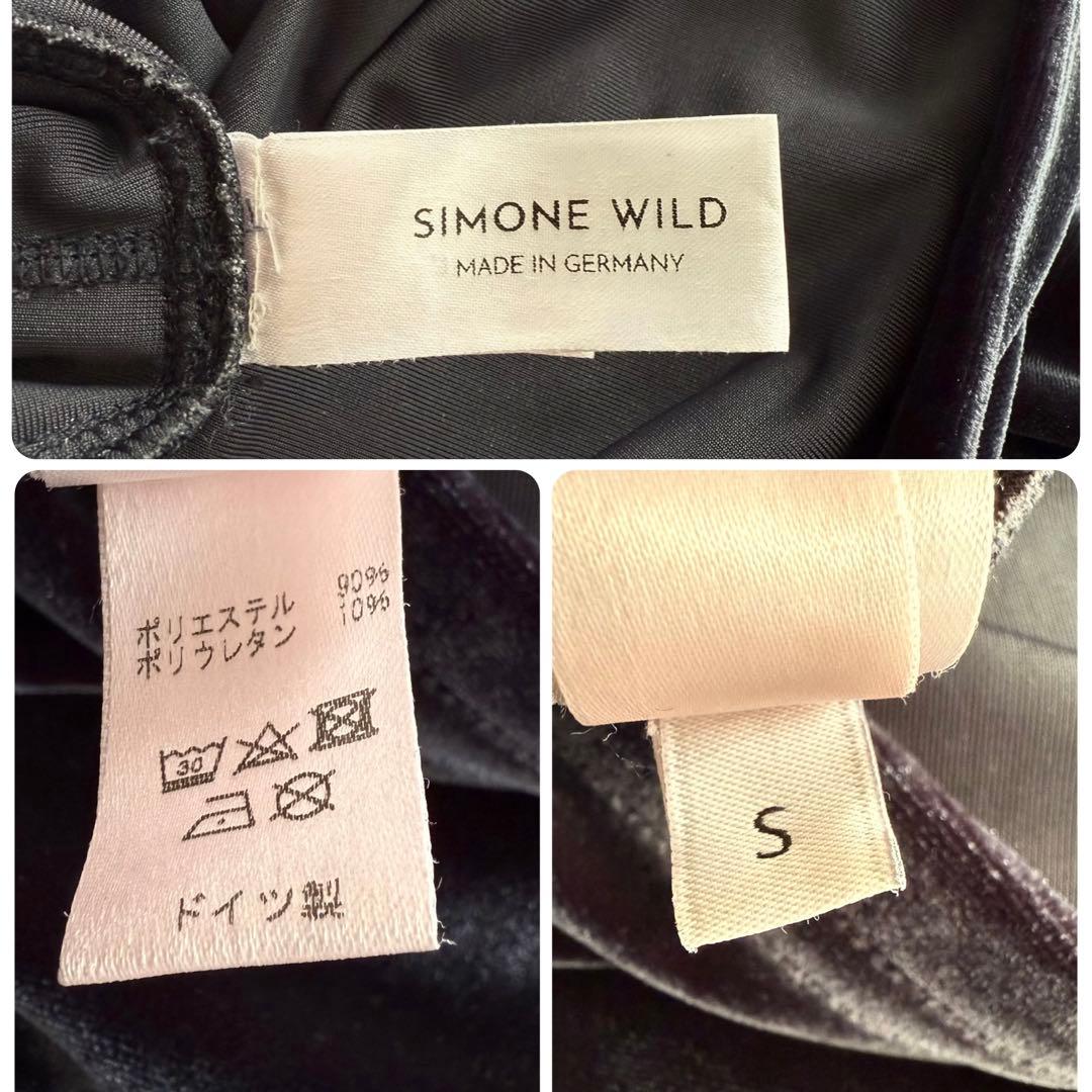 未使用【定価2.4万】SIMONE WILD シモーネワイルド ベロアカットソー