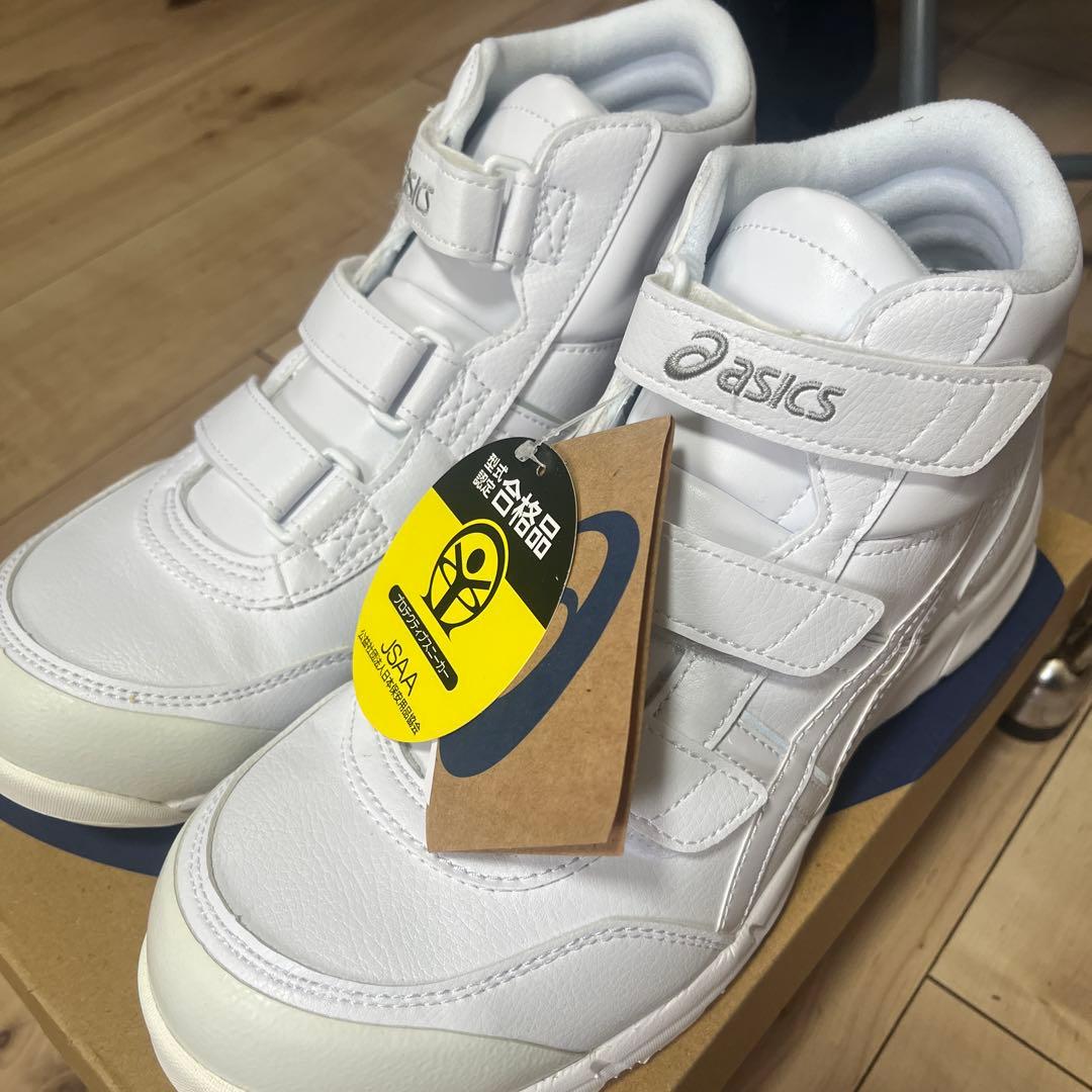 ASICS ホワイト安全靴 JSAA合格品