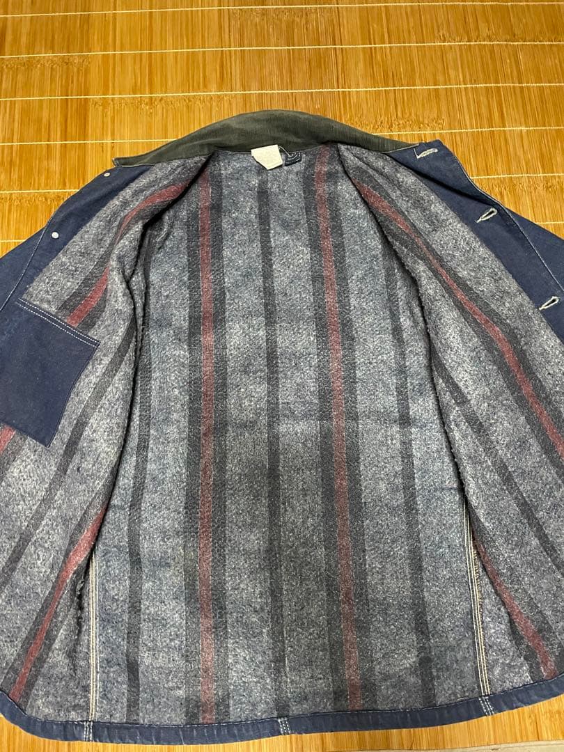 【希少星タグ80s〜90s】Carhartt ミシガンチョアコート　デニム