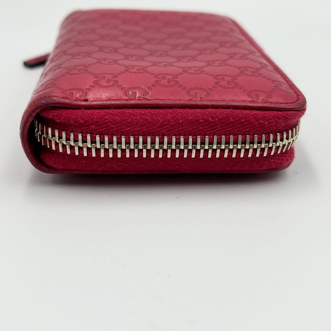グッチ パース 小銭 カード入れ マイクロシマ ピンク