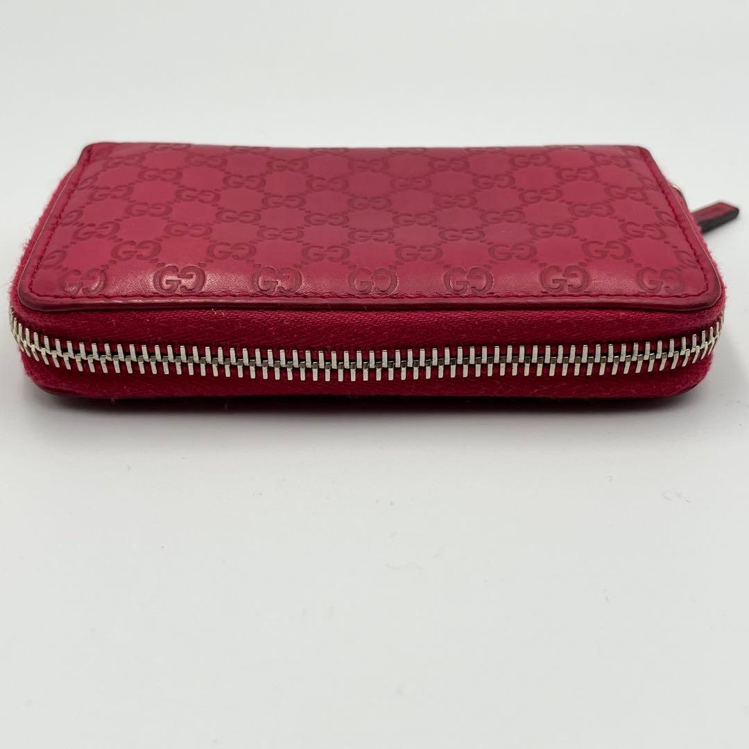 グッチ パース 小銭 カード入れ マイクロシマ ピンク