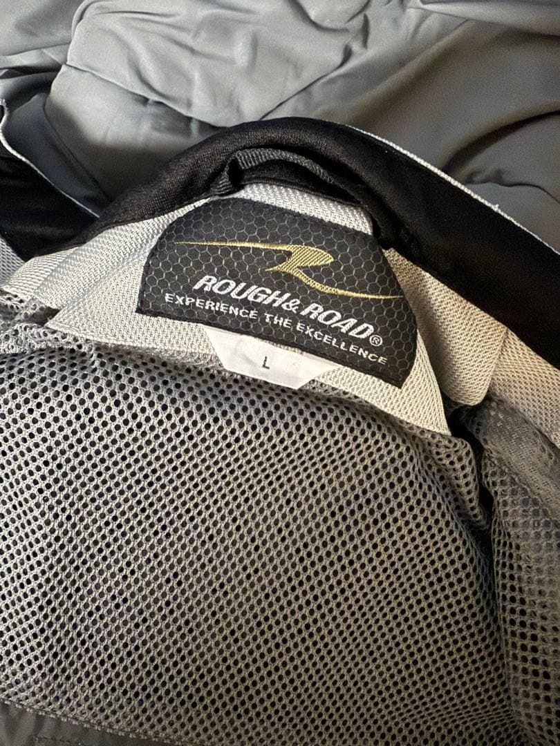 ラフアンドロード ライディングZIPメッシュジャケット シルバー LRR7313