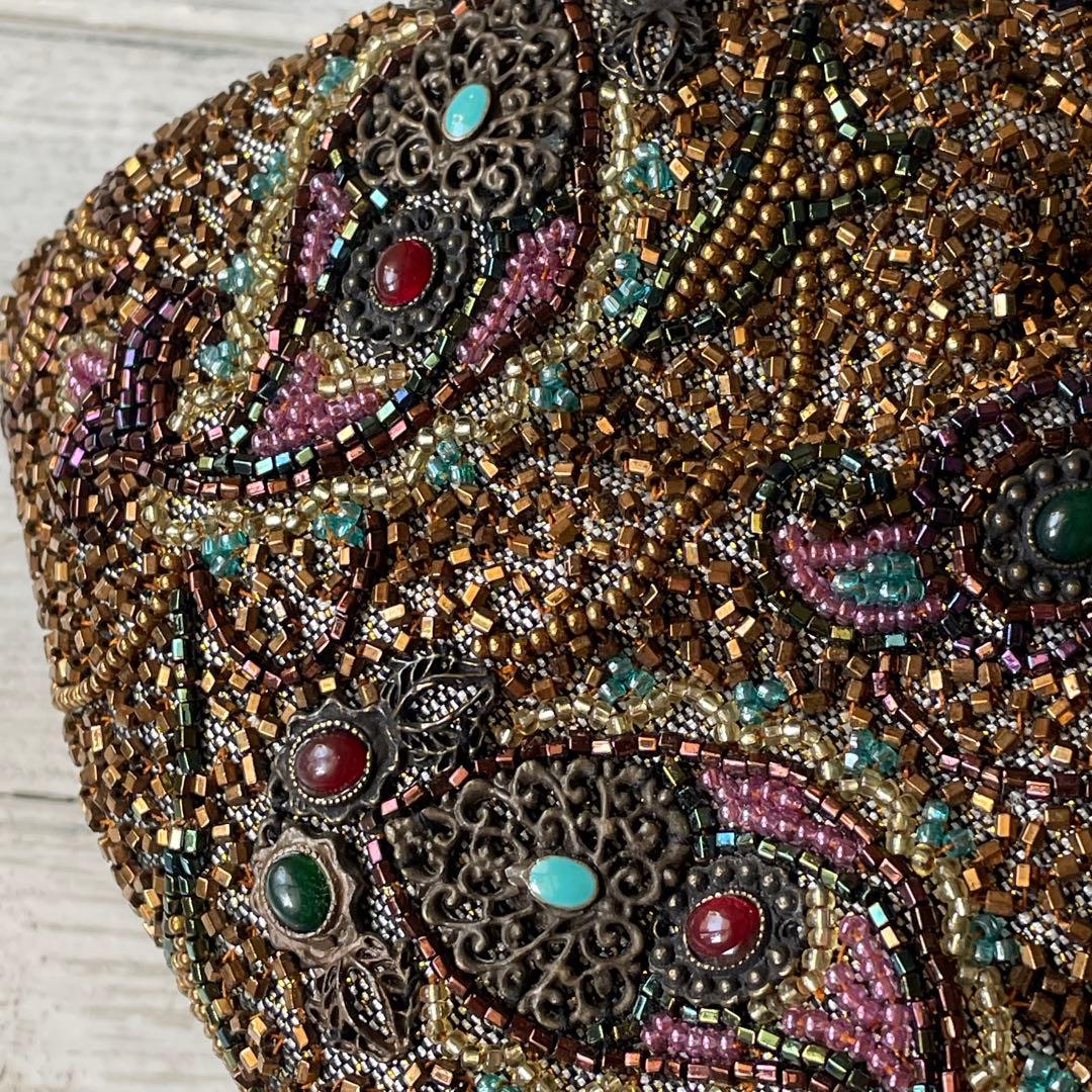 Lumy ビーズ刺繍 パーティーバッグ クラッチバッグ ビジュー