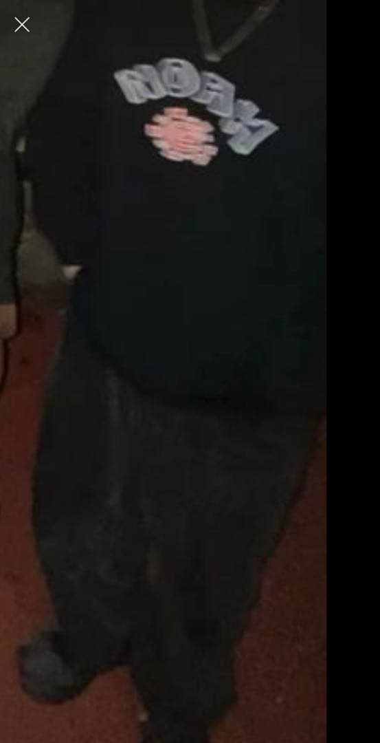 NOAH ALWAYS ブラック クルーネック スウェット