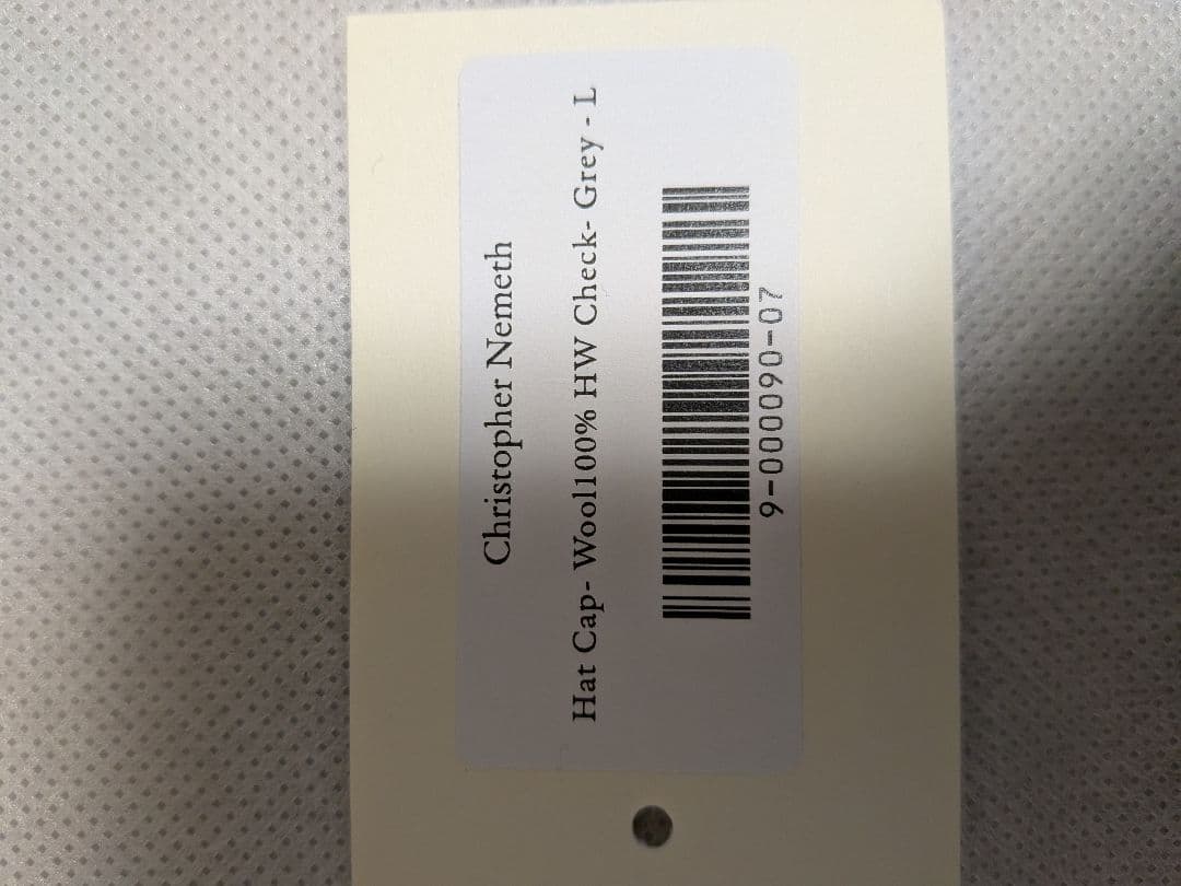 クリストファーネメス キャスケット グレー L