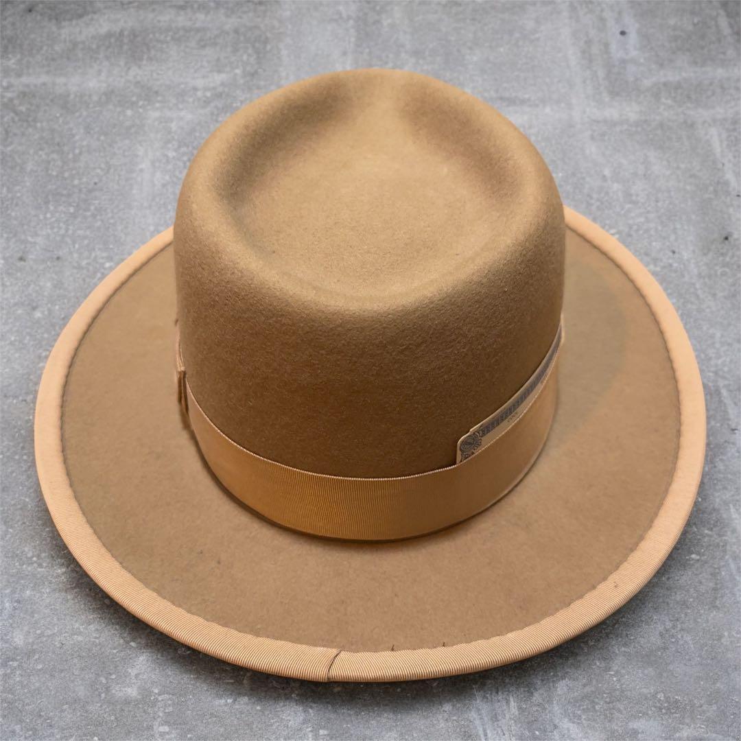 【美品】エイチダブリューアンドコー　ハット　ポイントエイチ　ベージュ