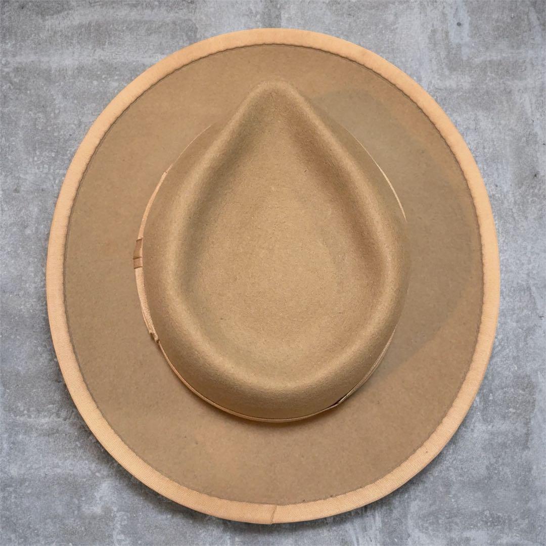 【美品】エイチダブリューアンドコー　ハット　ポイントエイチ　ベージュ