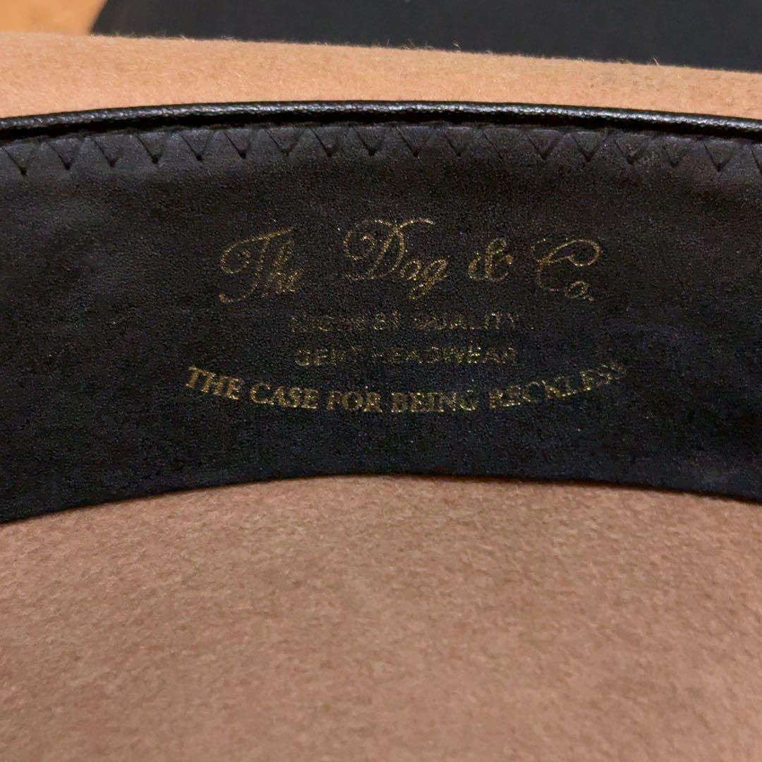 【美品】エイチダブリューアンドコー　ハット　ポイントエイチ　ベージュ