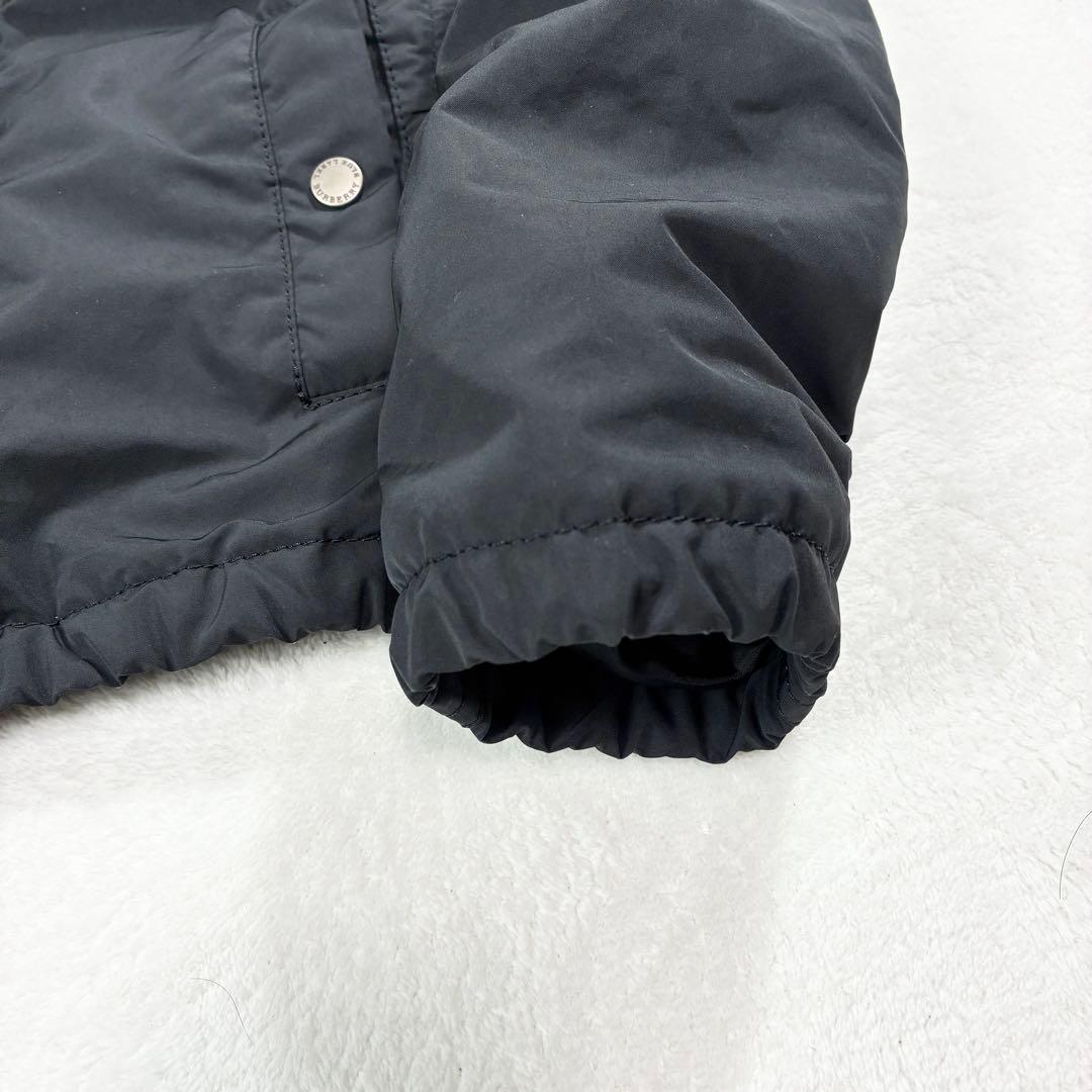 最終価格✨バーバリーブルーレーベル フーデット ブルゾン ノバチェック ファー付