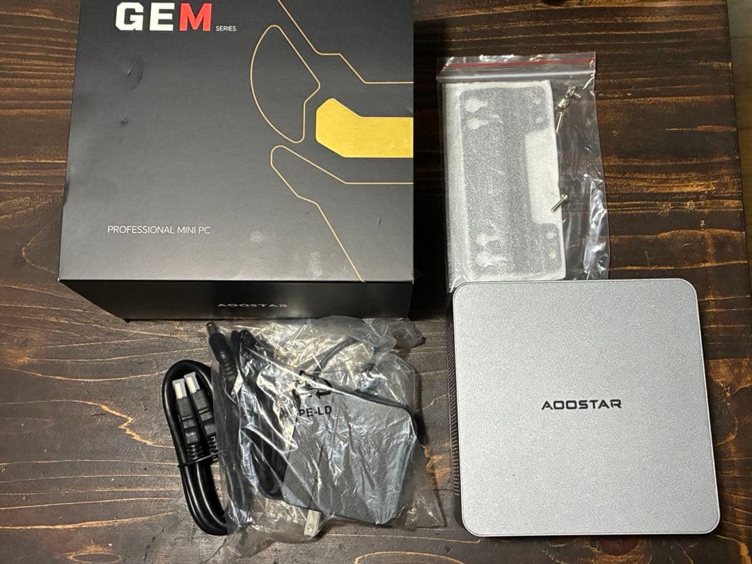 AOOSTAR G5ミニPC Ryzen 7 5825U oculink搭載