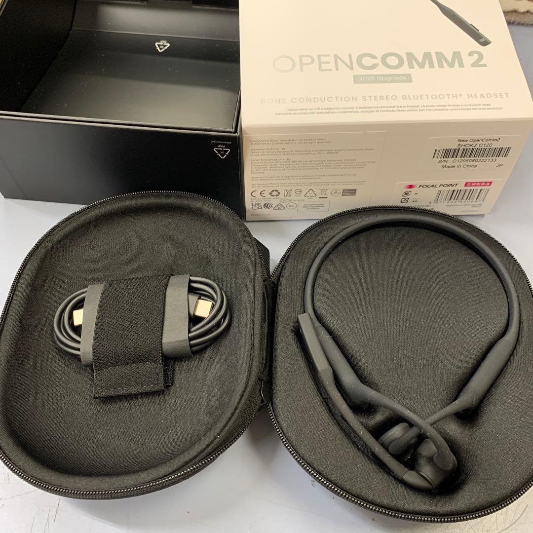 SHOKZ OPENCOMM 2 骨伝導ヘッドセット
