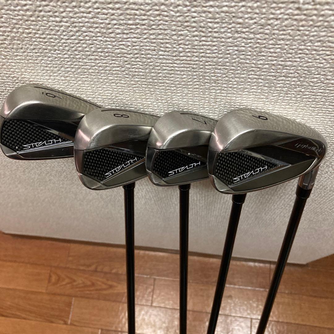 STEALTH アイアン　4本 カーボン 6番〜9番　PWは破損の為有りません