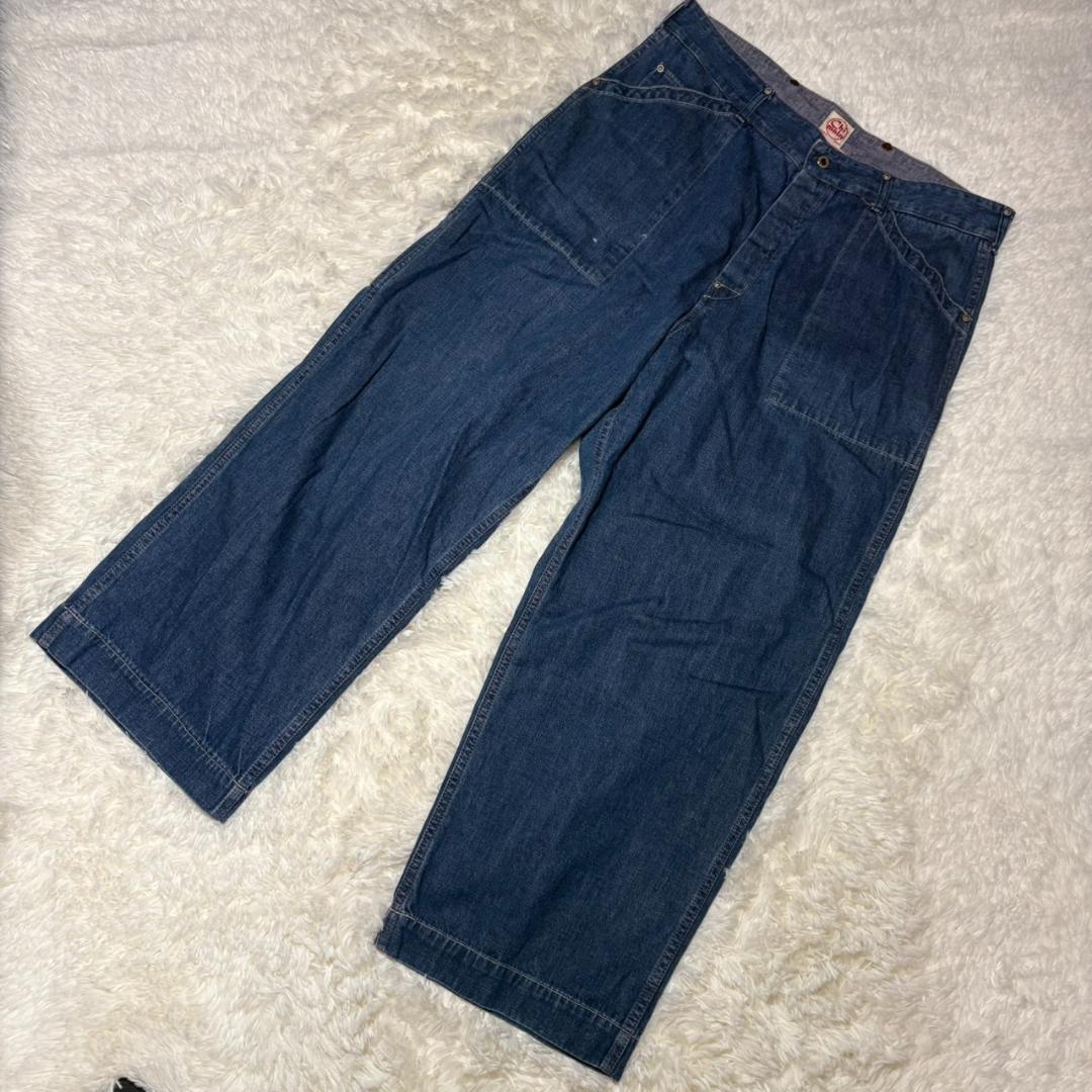 【大人気】チマラ Chimala デニム ワイド ペインター W32