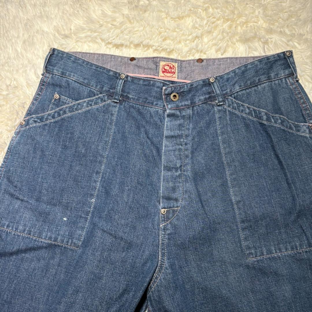 【大人気】チマラ Chimala デニム ワイド ペインター W32