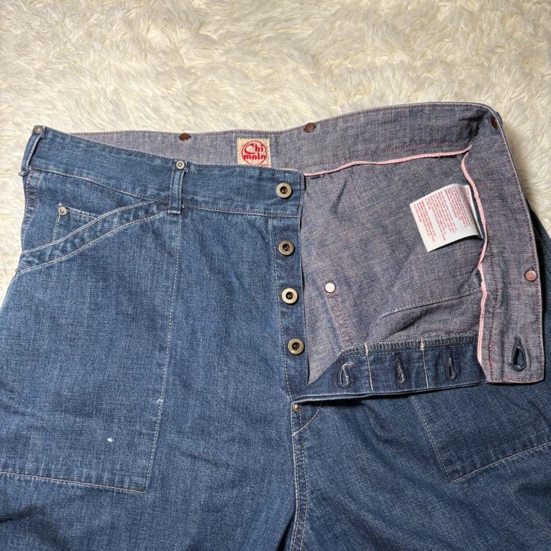 【大人気】チマラ Chimala デニム ワイド ペインター W32