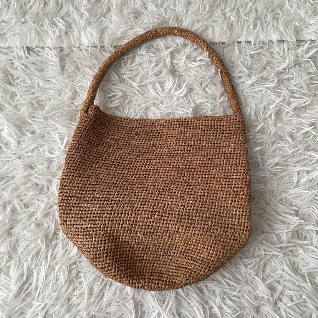 MADE IN MADA バケツバッグ　ハンドバッグ　かごバッグ　天然素材