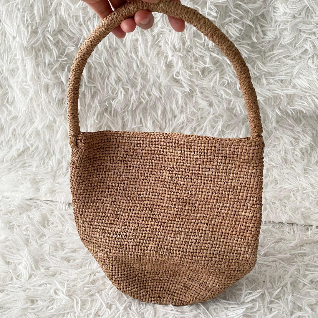 MADE IN MADA バケツバッグ　ハンドバッグ　かごバッグ　天然素材