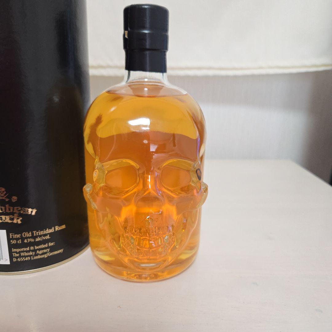 【ラム酒】カリビアンジャック トリニダート ラム スカルボトル