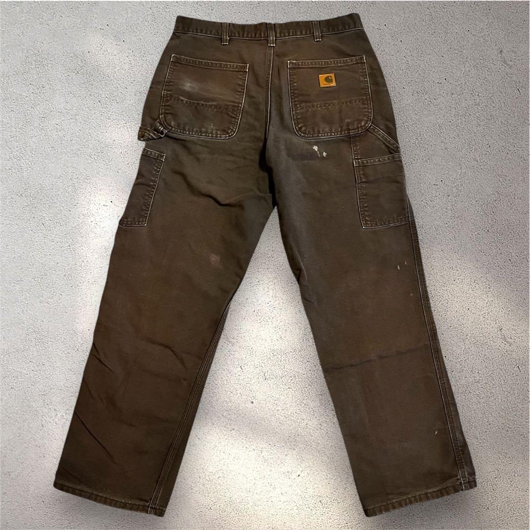 15s【Carhartt】ダックワークパンツ Brown