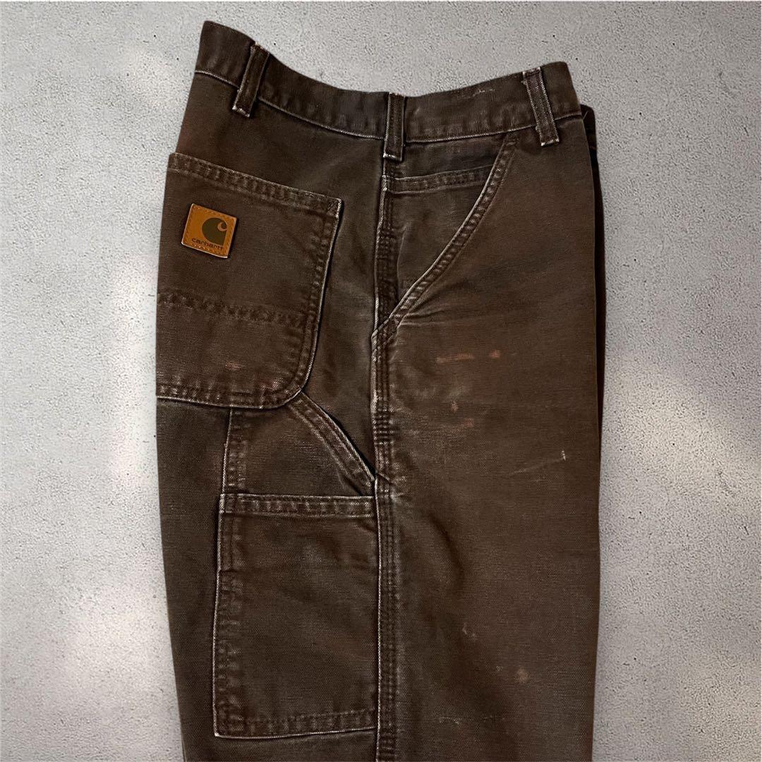 15s【Carhartt】ダックワークパンツ Brown