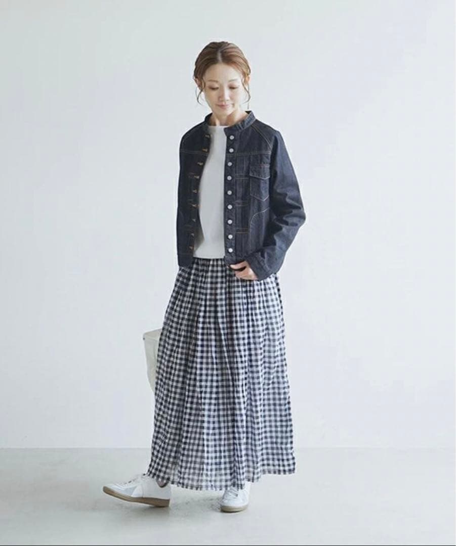 専用 美品 ✨si-si-si comfort／スタンドカラー デニムジャケット