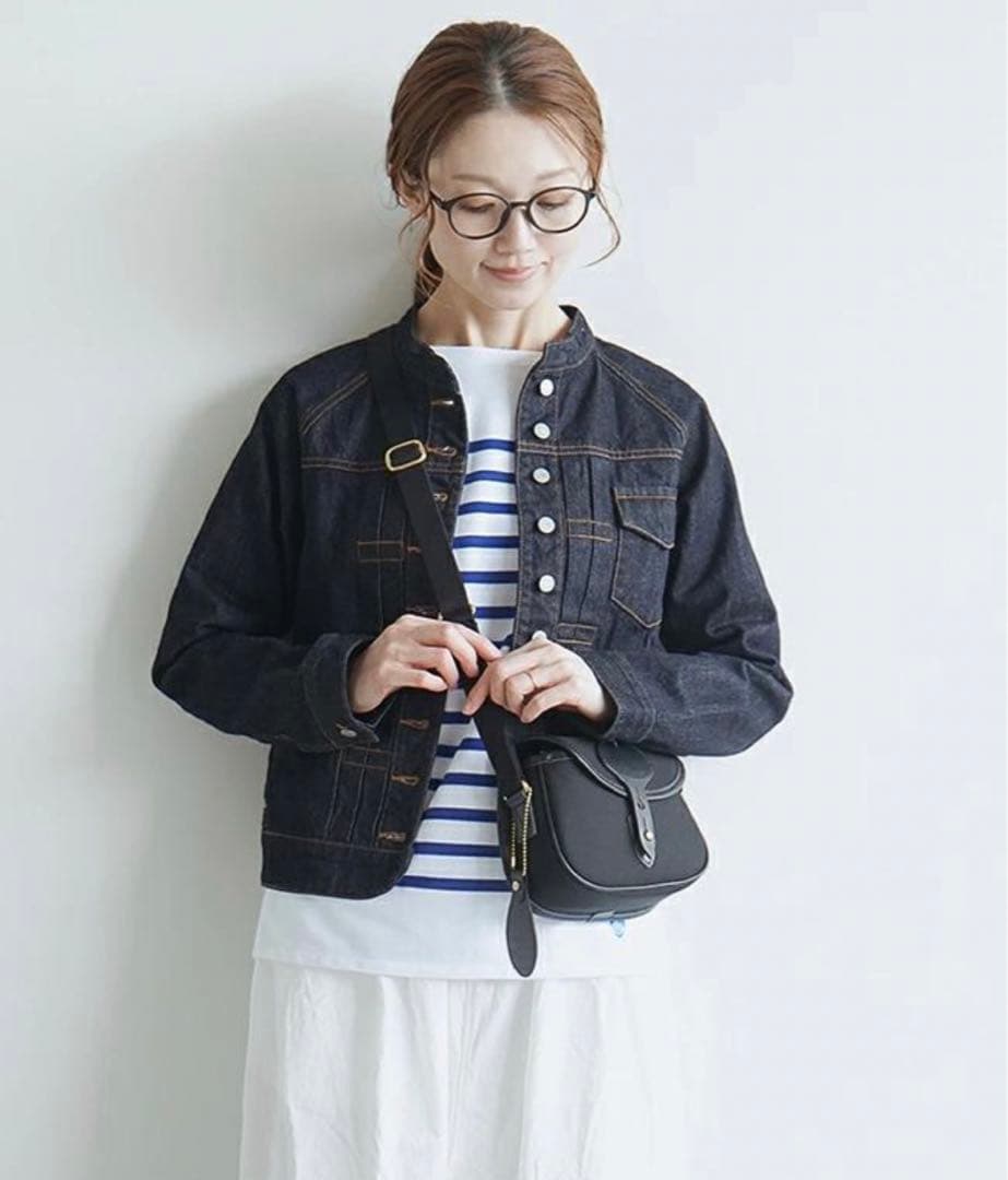 専用 美品 ✨si-si-si comfort／スタンドカラー デニムジャケット