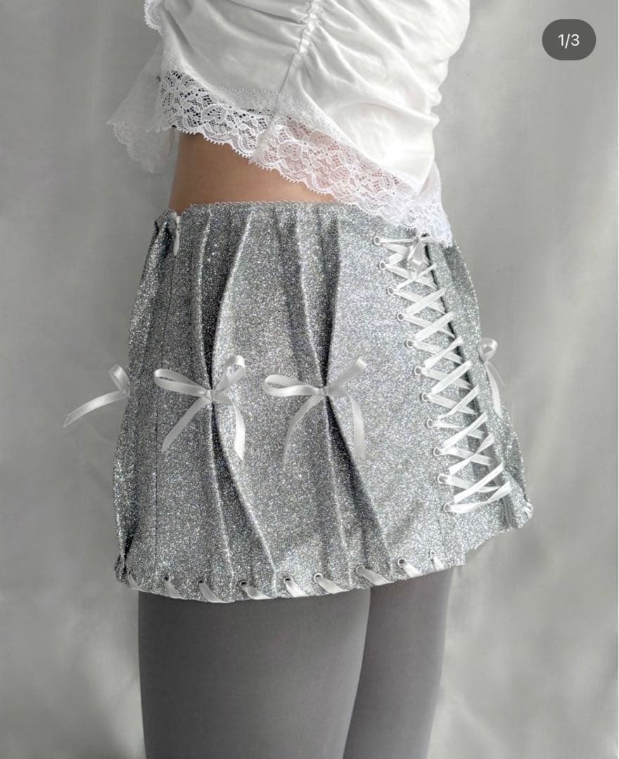 メ*ん様 litmus HP Glitter skirt