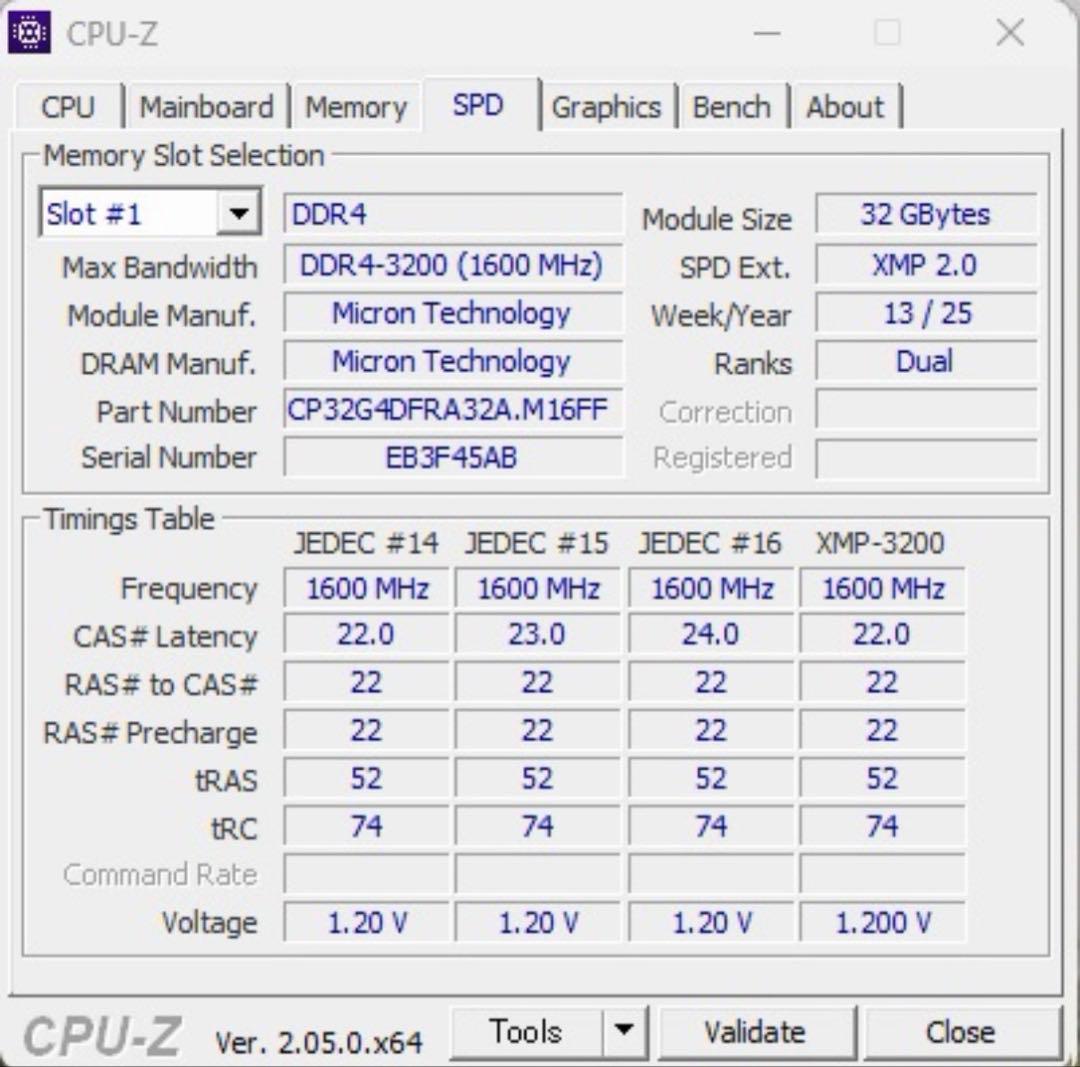 crucial DDR4 Pro 64GB (32GB × 2枚)