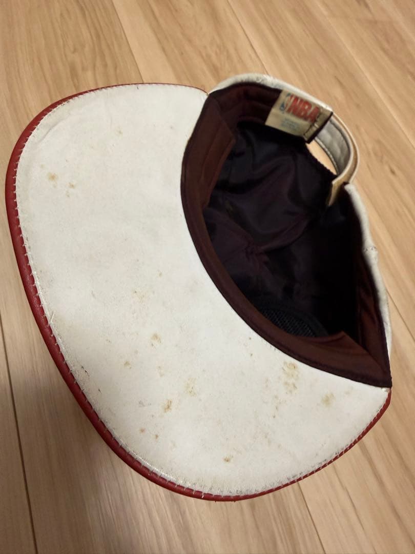 ジェフハミルトン シカゴブルズ レザー スタジャン リバーシブル 帽子セット M