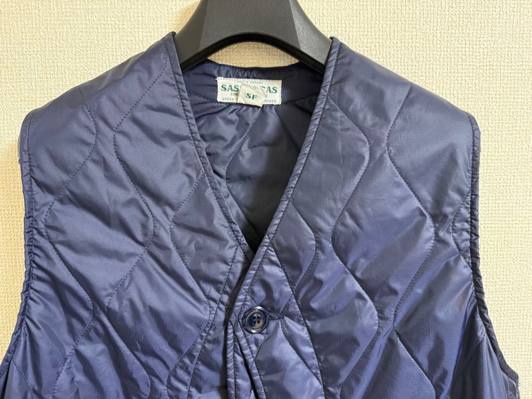 SASSAFRAS Garden Tough Vest ネイビー Lサイズ