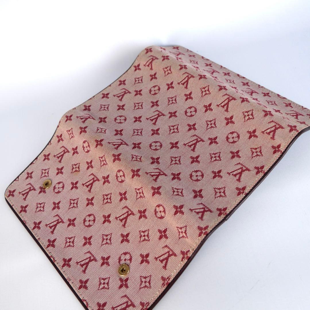 未使用に近い　LOUIS VUITTON モノグラム ミニ 長財布 ピンク