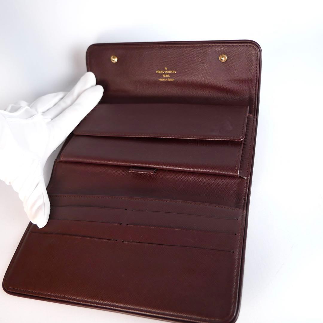 未使用に近い　LOUIS VUITTON モノグラム ミニ 長財布 ピンク