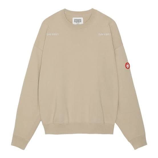 トップス C.E SOLID CREW NECK BEIGE XL