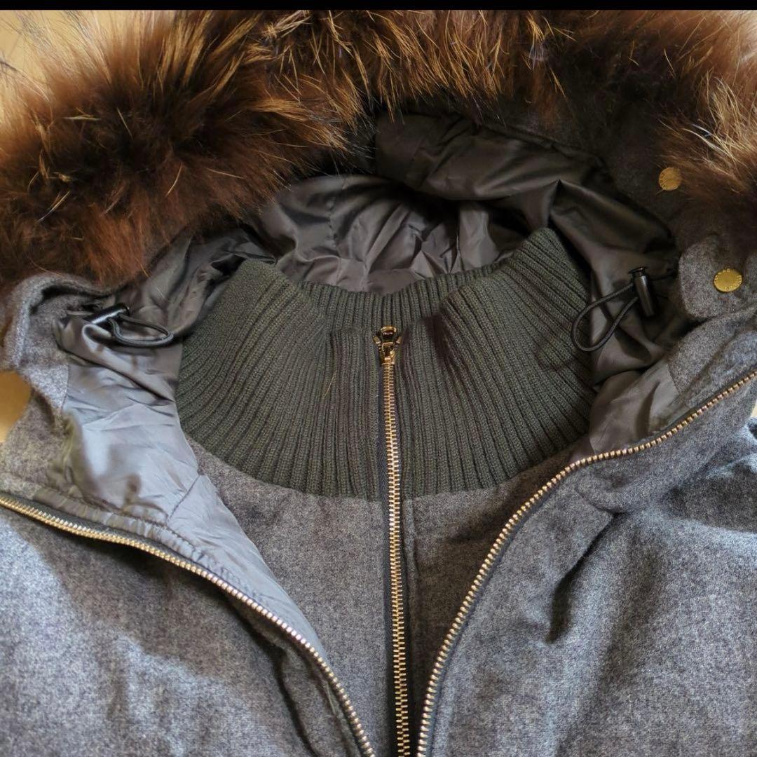 TATRAS フードファ-付きダウンベストポ−ランド製